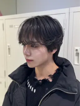 🌙🖤必ずかっこよくなれる🖤🌙🇰🇷韓国メンズウルフカット+スタイリング込み🇰🇷