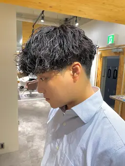 《✨人気No.2✨》【1~3回目まで】メンズカット+ツイストスパイラルパーマ(シャンプーブロー込🚿)
