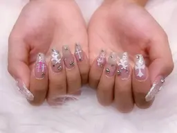【当日限定特別価格❣️】オフなし🌸ジェル💅持ち込みデザイン🎶ྀི