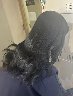 【冬にかわいい暗髪❄️🖤⋆͛*͛】黒染めなしの暗髪🐈‍⬛ダークグレー/グレージュ/韓国風黒髪