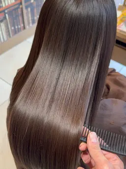 マナプレックス髪質改善ストレート+水素トリートメント