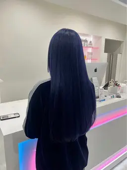 ［今だけの限定セットクーポン🛁✨］メンテナンスカット＋高発色💙ブリーチありダブルカラー＋髪質改善トリートメント🫧