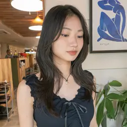 🤍小顔に見える🤍韓国風レイヤーカット🇰🇷