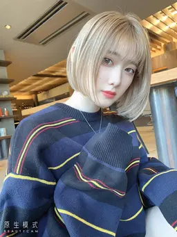 💓乾かしただけ!!外はね、内巻きボブ💓髪質改善トリートメントつき✨必ず詳細をお読みください🙇