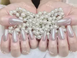 💗チップ長さだし10本💗+フレンチ/ミラー/オローラワンカラー💕