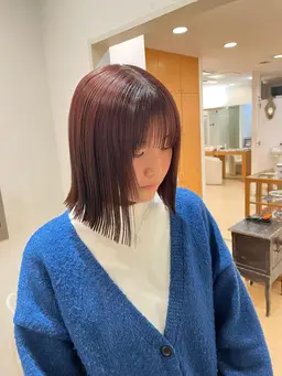 ✨ブリーチなしプレミアムケアWカラー＋うる艶トリートメント✨《シャンプーブロー込み》