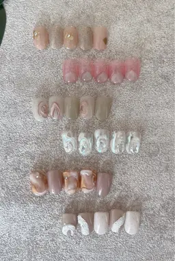 🉐おすすめ🌈ニュアンスネイル+甘皮ケア+保湿オイル