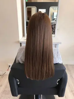 圧倒的なツヤ髪に✨👩🏻✨ カット+髪質改善カラー+oggi ottoトリートメント 【岡山/岡山駅】