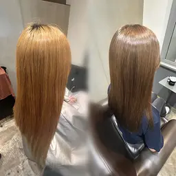 《ミニモ限定価格🐈⬛🖤》ブリーチなしWカラー+ケラチントリートメント