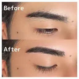 【清潔感UP☆】メンズのアイブロウワックス★ 保護パウダージェル付き