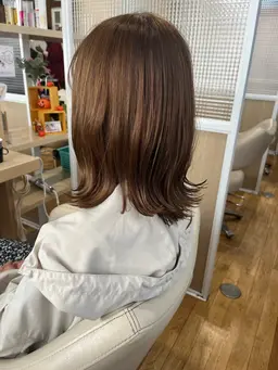 カット+高濃度水素艶髪カラー