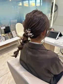 【お呼ばれヘア🫧✨】結婚式・パーティーの前に🤍🫧