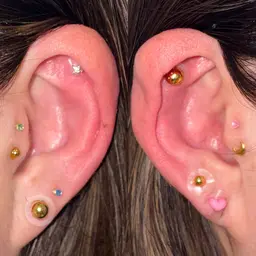 【mistでのご案内】【4/19のみ不可】✨👂耳ツボジュエリーモデル👂✨10粒（片耳5粒ずつ）