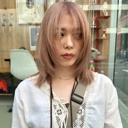 🧶ダブルカラー（ブリーチ１回）+2stepトリートメント