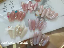 欲張り可愛いワンホンネイル定額デザイン　￥8980