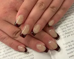 オフ込みフレンチ🩵2色までok❕（ベースカラー+1000円）