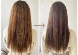 《広がり知らずの魔法♪》カット+ダメージレス縮毛矯正+トリートメント[津市/久居]