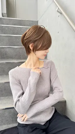 動画撮影有りショートヘア限定カット(カラー相談)