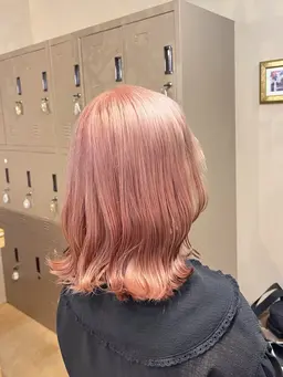 【ダブルカラー】エフェクトブリーチ＋カラー