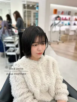 💡U25 人気No.1【透明感ワンカラー】➕【似合わせ前髪メンテナンスカット】➕【スタイリング¥0】🫧🥣✂️