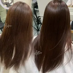 【🫧柔らか美髪ストレート🫧】シームレス酸性ストレート➕ケラスターゼマスクトリートメント付き💡