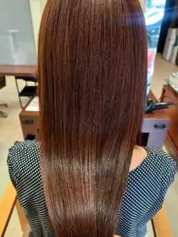 さらさらストレートパーマ+カット