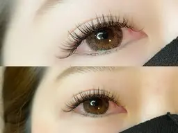 ボリュームラッシュ❣️オフ無し80束4500円(他店付け足し可)アイシャンプー込(ヘッドマッサージ付き)