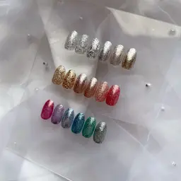 ラメグラデーション✨️ラメ全面も可能🙆🏻‍♀️6,500→5,000(オフ込み)