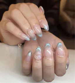 チップ長さだし10本(フレンチorグラデーション)🌹『持ち込みデザイン可能』　¥9000