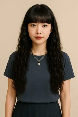 ロングカット➕カーリーパーマ🌀