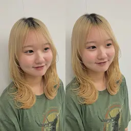 【小顔レイヤー✖️透明感カラー】❤️‍🔥レイヤーカット➕透明感カラー➕1stepトリートメント❤️‍🔥