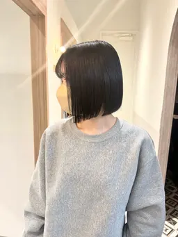 🔵カット＋ミルボントリートメント🔵［ボブ/切りっぱなしボブ/タッセルボブ］