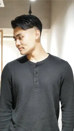 メンズカット＋シャンプーブロー＋ヘアセット(刈り上げセンターパート)