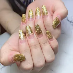 スカルプ ラメグラデーションオフなし