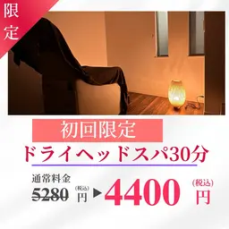 ドライヘッドスパ30分