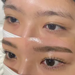 ラッシュリフト&アイブロウwax