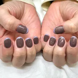 オフなし【ベース色有のフレンチまたはグラデ】💛初回/1ヶ月以内の方オフ無料💛オフありは+30分