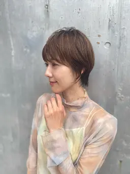 カット&白髪ぼかしハイライト