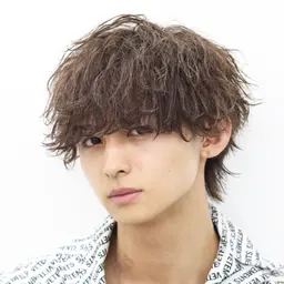 代表似合わせメンズカット＋透明感カラー[センターパート/マッシュ/スパイキー/毛流れ/フェザー/渋谷/メンズ/パーマ]
