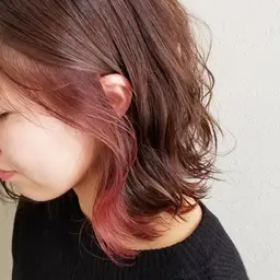 💫インナーカラー(ブリーチ・シャンプースタイリング込)