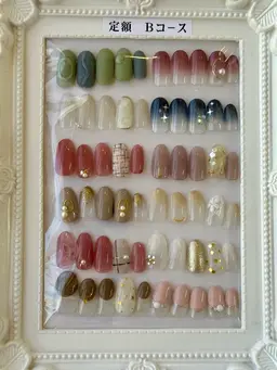 [人気NO3☆]シンプル定格ネイル￥7100