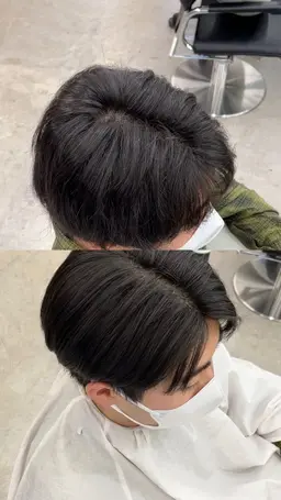 ⚠️メンズ限定⚠️ナチュラルストレートパーマ＋カット