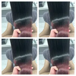 【ミニモ限定メニュー❣️】🍒デザインカラー🌷(ブリーチ込💝)+うる艶treatment🌸💜