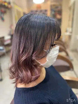 ブリーチバレイヤージュで作るグラデーションカラー