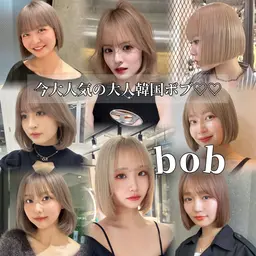 【韓国風ヘア🇰🇷】 韓国ボブ ＋ トリートメント(超音波アイロン付き♡)