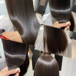 【🫧今話題の髪質改善🫧】酸性縮毛矯正＋カラー💎