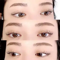 🌷パーマ上+眉毛スタイリング🌷