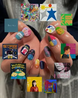 🎸ジャケ写ネイル🎸好きなアーティストを爪につけちゃいましょっ🫣🫣