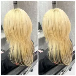 👩‍🦳リタッチブリーチのみの方はこちら👩‍🦳【前処理.ケア剤付き✨️】※高明度・ロングリタッチ＋2,200円