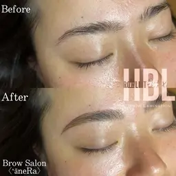 ハリウッドブロウリフト🌹〈2回目以降の方〉パーマ×ワックス脱毛+メイクアップ